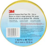 764 General-Purpose Vinyl Tape, 25.4 mm (1") W x 32.9 m (108') L, 5 mils, Yellow Nuna Depot Inc.