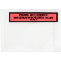 Packing List Envelope, 5-1/2" L x 4-1/2" W, Endloading Style Nuna Depot Inc.
