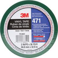 Ruban en vinyle 471, 50,8 mm (2") la x 32,9 m (108') lo, 5,2 mils, Vert Nuna Depot Inc.