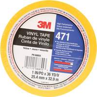 Ruban en vinyle 471, 25,4 mm (1") la x 32,9 m (108') lo, 5,2 mils, Jaune Nuna Depot Inc.