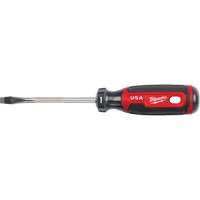 Tournevis &agrave; fente, Tige de 1/4", Ronde, 211 mm lo, Prise en Coussin&eacute;e Nuna Depot Inc.