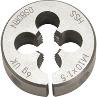 Split Circular Die, M10 X 1.5 Thread, High Speed Steel Nuna Depot Inc.