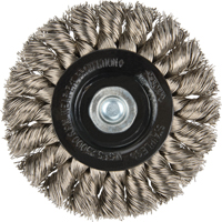 Knot Wire Wheel Brushes - Standard Twist Knot with 1/4" shank, 3" Dia., 0.014" Fill, Stainless Steel Nuna Depot Inc.