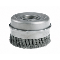 Knot Wire Cup Brushes with Bridle - Heavy-Duty, 4" Dia. x 5/8"-11 Arbor Nuna Depot Inc.