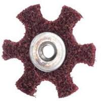 Abrasotex Surface Preparation Star, 4" Dia., Medium Grit, Aluminum Oxide Nuna Depot Inc.