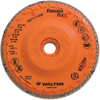 Disque &agrave; lamelles Enduro-Flex, 4-1/2" x 5/8"-11, Type 27, Grain 120, Alumine de zirconium Nuna Depot Inc.