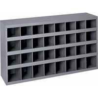Armoires pour bacs de rangement en acier, 33-3/4" la x 12" p x 19-1/4" h, Gris Nuna Depot Inc.