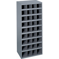 Armoires pour bacs de rangement en acier, 17-7/8" la x 12" p x 42" h, Gris Nuna Depot Inc.