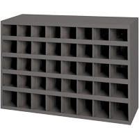Armoires pour bacs de rangement en acier, 33-3/4" la x 8-1/2" p x 22-1/4" h, Gris Nuna Depot Inc.