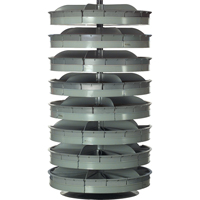 Rotabin&reg; Storage Units, 500 lbs. Capacity per Level, 8 Level, 66" H x 34" Dia. Nuna Depot Inc.