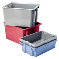 Contenants Stack-N-Nest Polylewton, 15,1" x 30,1" x 24", Bleu Nuna Depot Inc.