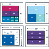 StakPak Plus 4845 System Containers, 15" W x 24" D x 14.5" H, Royal Blue Nuna Depot Inc.