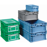 StakPak Plus 4845 System Containers, 15" W x 12" D x 7.5" H, Grey Nuna Depot Inc.