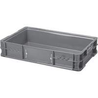 StakPak Plus 4845 System Containers, 15" W x 24" D x 5" H, Grey Nuna Depot Inc.