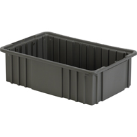 Divider Box, Polyethylene, 16.5" W x 10.9" D x 5" H, Grey Nuna Depot Inc.