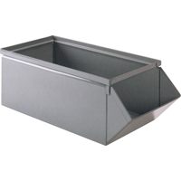 Bac en acier, Cap. 100 lb, 15" la x 24" p x 11" h, Bleu Nuna Depot Inc.