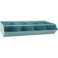 Bacs sectionnels superposables, Cap. 100 lb, 37" la x 18-3/4" p x 7-1/2" h, Bleu Nuna Depot Inc.