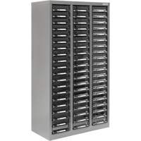 Casiers pour pi&egrave;ces KPC-300, Acier galvanis&eacute;, 60 tiroirs, 21-3/10" x 10-2/5" x 36-9/10", Gris Nuna Depot Inc.