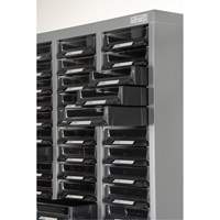 Casiers pour pi&egrave;ces KPC-300, Acier galvanis&eacute;, 60 tiroirs, 21-3/10" x 10-2/5" x 36-9/10", Gris Nuna Depot Inc.