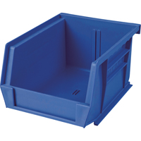 Plastic Bin, 8-1/4" W x 9" H x 18" D, Blue Nuna Depot Inc.