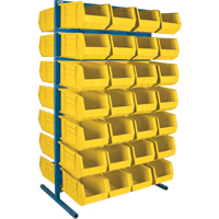 Double-Sided Stationary Bin Rack, 36" W x 24" D x 61" H, 56 Bins Nuna Depot Inc.