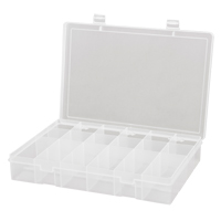 Boîtes &agrave; compartiments compactes en polypropyl&egrave;ne, 13-1/8" la x 9" p x 2-5/16" h, 18 compartiments Nuna Depot Inc.