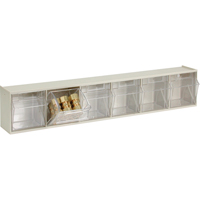 Tip-Out Bins Modular Storage System, 23-5/8" W x 3-5/8" D x 4-1/2" H, 6 Drawers Nuna Depot Inc.