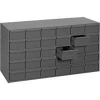 Industrial Drawer Cabinets, 30 Drawers, 33-3/4" W x 11-5/8" D x 17-3/4" H, Grey Nuna Depot Inc.