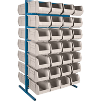 Rangements stationnaires pour bacs  