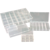 K-Resin Compartment Box, Plastic, 36 Slots, 6-9/16" W x 9-5/8" D x 1-1/2" H, Transparent Nuna Depot Inc.