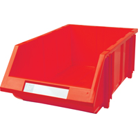 Stack & Hang Bin, 11-13/16" W x 7" H x 17-11/16" D, Red Nuna Depot Inc.