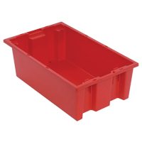 Contenants Stack & Nest, 6" x 18" x 11", Rouge Nuna Depot Inc.