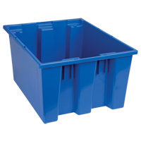 Contenants Stack & Nest, 10" x 19,5" x 15,5", Bleu Nuna Depot Inc.