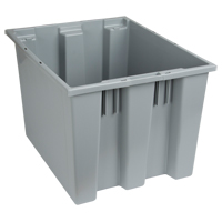 Contenants Stack & Nest, 13" x 19,5" x 15,5", Gris Nuna Depot Inc.