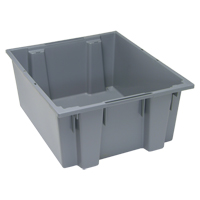 Contenants Stack & Nest, 10" x 23,5" x 19,5", Gris Nuna Depot Inc.