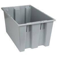 Contenants Stack & Nest, 12" x 23,5" x 15,5", Gris Nuna Depot Inc.