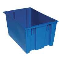 Contenants Stack & Nest, 15" x 29,5" x 19,5", Bleu Nuna Depot Inc.