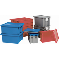 Contenants Stack & Nest, 15" x 29,5" x 19,5", Bleu Nuna Depot Inc.