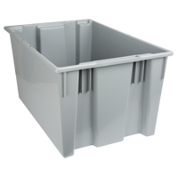 Contenants Stack & Nest, 15" x 29,5" x 19,5", Gris Nuna Depot Inc.