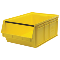 Contenants g&eacute;ants empilables, 18,375" la x 29" p x 11,875" h, Jaune Nuna Depot Inc.