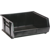 Environmentally Friendly Recycled Bin, 8-1/4" W x 7" H x 14-3/4" D, Black Nuna Depot Inc.