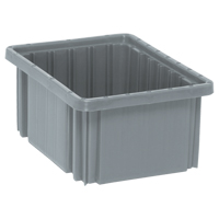 Contenants Divider Box, Plastique, 10,9" la x 8,3" p x 5" h, Gris Nuna Depot Inc.