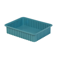 Contenants Divider Box, Poly&eacute;thyl&egrave;ne, 22,4" la x 17,4" p x 5" h, Bleu p&acirc;le Nuna Depot Inc.