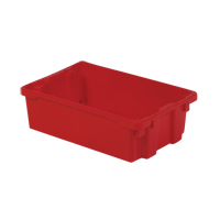 Contenants Stack-N-Nest Polylewton, 6,2" x 20,1" x 13", Rouge Nuna Depot Inc.