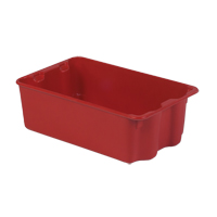 Contenants Stack-N-Nest Polylewton, 7,9" x 24" x 14,1", Rouge Nuna Depot Inc.