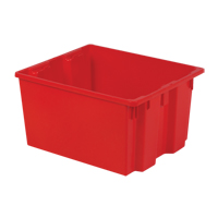 Contenants Stack-N-Nest Polylewton, 13" x 24" x 20", Rouge Nuna Depot Inc.