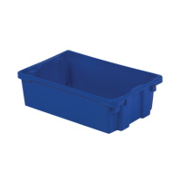 Contenants Stack-N-Nest Polylewton, 6,2" x 20,1" x 13", Bleu Nuna Depot Inc.