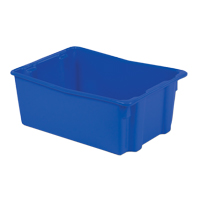 Contenants Stack-N-Nest Polylewton, 10,5" x 26,1" x 18,7", Bleu Nuna Depot Inc.