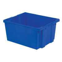 Contenants Stack-N-Nest Polylewton, 15,1" x 30,1" x 24", Bleu Nuna Depot Inc.