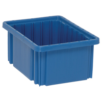 Contenants Divider Box, Plastique, 10,9" la x 8,3" p x 5" h, Bleu Nuna Depot Inc.